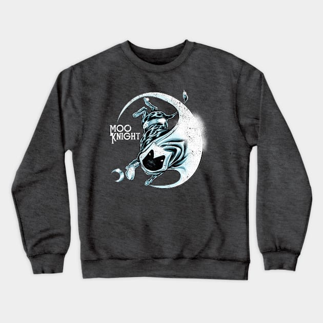 Moo Knight 2 Crewneck Sweatshirt by ThirteenthFloor